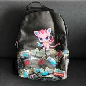 sprayground kitty backpack